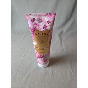 Nakery Beauty Skin Toning Body Butter 10 oz ENCHANTED LILAC  Crepe Smoothing